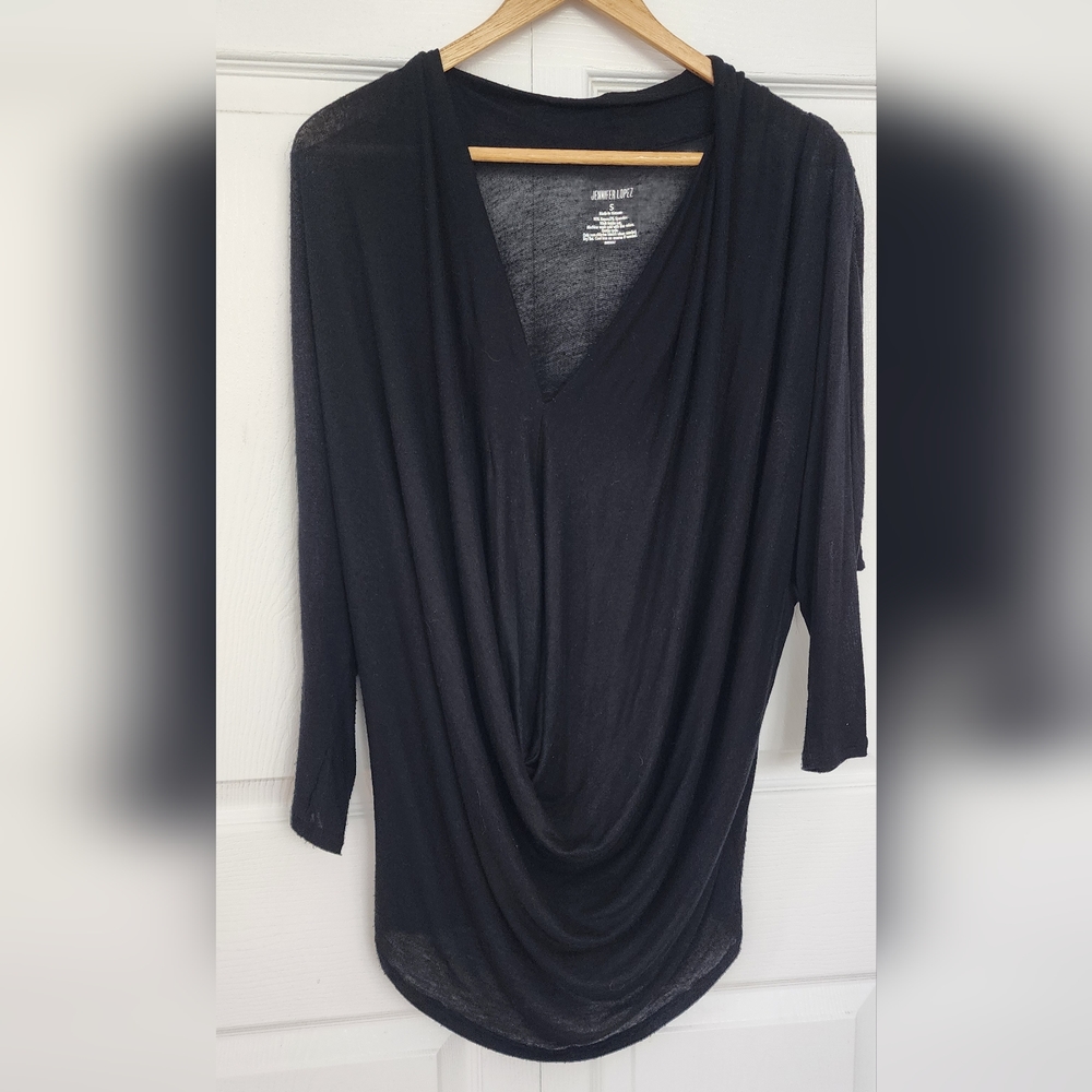 Jennifer Lopez JLO Black Blouse. Great Cond